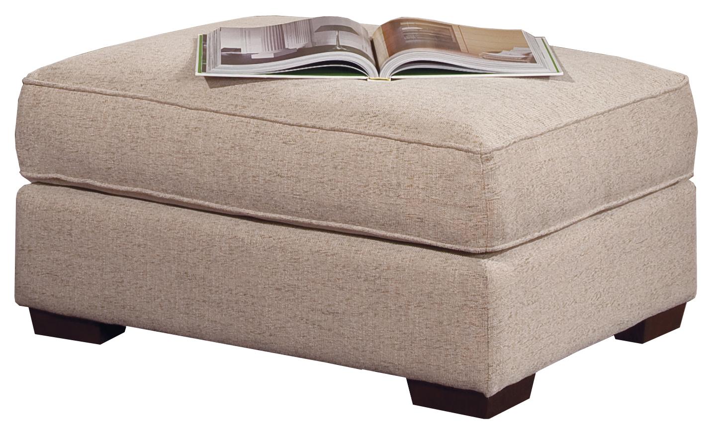 Smith Brothers Build Your Own (8000 Series) Casual Ottoman with Wood